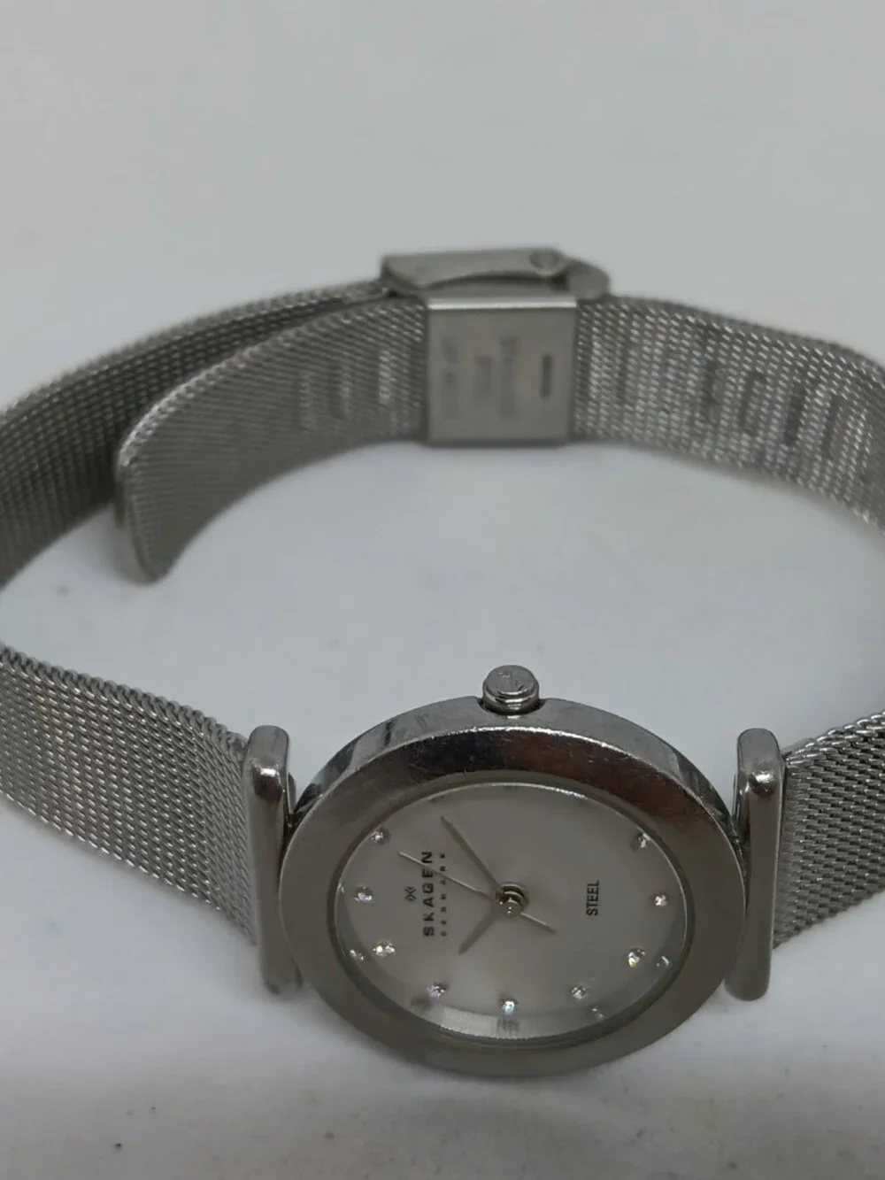 Skagen 107SSSD Women's 25mm S/ Steel Mesh Band Slim Profile Quartz Watch